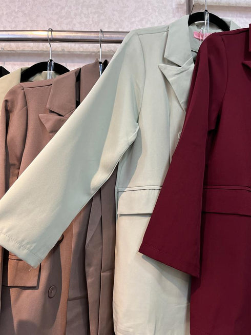 DEVASHOP Two Piece Suit  Blazer With Trouser